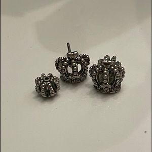 juicy couture crown earrings